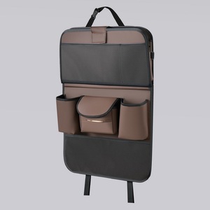 Leder-Autositz-Rückentasche, Aufbewahrungsbox für den Rücksitz, Esstisch zum Aufhängen, tragbarer Rücksitz-Organizer - Product Image 5