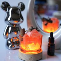 Diffuseur en cristal de pierre brute polie, ornement d'aromathérapie haut de gamme pour bureau, maison, salon, entrée, anniversaire, mariage