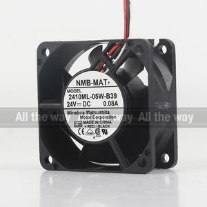 Mới Nmb 5V 12V 48V Dc24v 0.08a <span class=keywords><strong>AC</strong></span> EC 6025 60x60x25mm 6cm với chức năng phát hiện và báo động ba dây 2410ml-05w-b39 Quạt làm mát - Product Image 2