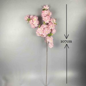 <b>Artificial</b> <b>Flowers</b> Wedding Decoration Silk <b>Flowers</b> <b>Artificial</b> Cherry Blossom Branch for Wedding Party Decorative - Product Image 3