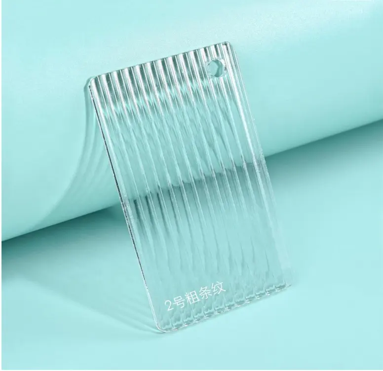 Tấm Ốp Tường Sọc Trong Suốt Thiết Kế Theo Yêu Cầu Tấm Acrylic Họa Tiết Có Rãnh Để Trang Trí