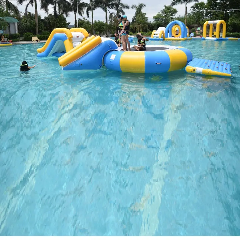 Small Inflatable Water Park Equipment For Swimming Pool