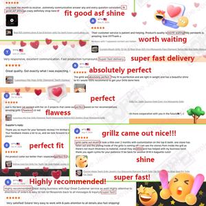 Pass Diamond Tester <span class=keywords><strong>Grillz</strong></span> Hip Hop Ice Out denti 925 argento Sterling 8 on 8 <span class=keywords><strong>Custom</strong></span> a nido d'ape Set Moissanite <span class=keywords><strong>Grillz</strong></span> - Product Image 6