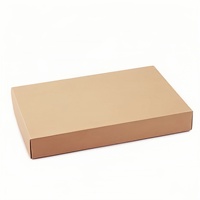 Boîtes rigides en papier kraft carrées personnalisées de haute qualité et écologiques avec couvercle supérieur et inférieur pour l'emballage de vêtements, de chaussettes et de fourrures