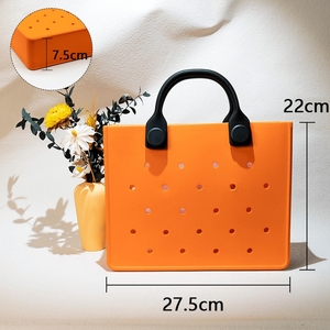 <span class=keywords><strong>Sac</strong></span> fourre-tout coloré en EVA pour breloques DIY, <span class=keywords><strong>sac</strong></span> <span class=keywords><strong>de</strong></span> plage étanche, idéal pour les voyages, le travail, l'école et les sorties, avec bandoulière réglable - Product Image 6