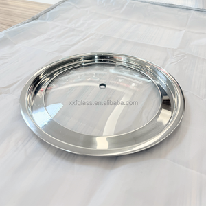 Đa-Kích Thước Phổ Thép Không <span class=keywords><strong>G</strong></span>ỉ <span class=keywords><strong>Pan</strong></span> Có Nắp Đậy Tempered Glass Nhà Bếp Thép Không <span class=keywords><strong>G</strong></span>ỉ Bìa Nắp Cho Chậu Chảo Và Chảo - Product Image 2