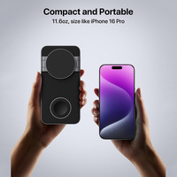 Chargeur sans Fil Magnétique 3-en-1 Ultra Fin 15W Qi Pour Téléphone, Montre Connectée iPhone Samsung – Modèle 2025