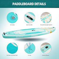 Offre Spéciale OEM planche de surf gonflable sup planche de surf support gonflable planche de surf planche de sports nautiques paddle support gonflable