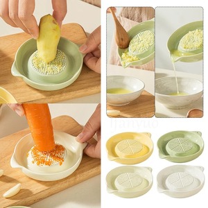 Outils de préparation culinaire portables : râpe à gingembre, presse-ail, moulin à épices en céramique simple pour la cuisine à domicile et la préparation des aliments - Product Image 5