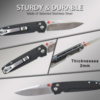 Couteau pliant BM485 EDC, manche en fibre de carbone et G10, lame en acier S30V, couteau de poche léger de 63 g pour le camping, expédition rapide aux États-Unis
