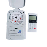 Compteur d'eau prépayé sans fil IP68 à 20 chiffres avec clavier STS, cryptage STS, avertissement de batterie faible, logiciel de distribution et conception séparée