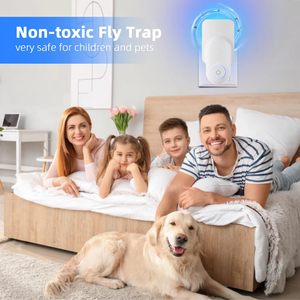 OEM/ODM Tragbare elektronische Fliegen kleber falle mit 5 klebrigen Platten und 8 UVA-Lampen Home Mosquito and Wasp <span class=keywords><strong>Killer</strong></span> Indoor Use - Product Image 4