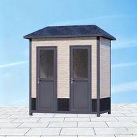 Cabine de toilettes publique moderne, économique, luxueuse, portable, en gros, préfabriquée, toilettes mobiles, WC d'appartement