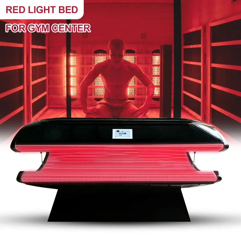Professionale 660nm 850nm 4 lunghezze d'onda collagene Pdt ha condotto la terapia della luce macchina corpo pieno rosso Led luce rossa infrarossa letto di terapia
