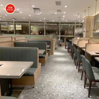 Großhandel Maßgefertigte Luxus-Restaurant-Sofas Moderne Café-Sitzgruppen Restaurant-Möbelsets
