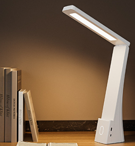 Đèn bàn LED gấp gọn hiện đại, tích hợp giá đỡ điện thoại, sạc được, điều chỉnh góc 120 độ, điều khiển cảm ứng, bảo vệ mắt, dùng để học tập và đọc sách - Product Image 4