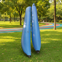 Bouée flottante gonflable en PVC personnalisée pour 5 à 10 passagers, capacité de 100 à 500 kg, type banane ou ponton.