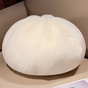 Nouvelle Coussin de Sol en Peluche Imperméable en Forme de Dumpling, Adorable et Doux, Décoration de Canapé en Forme d'Animal en Peluche - Product Image 4