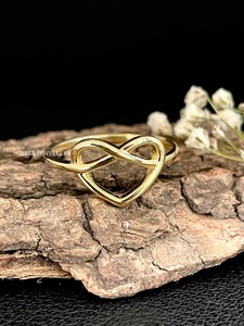 แหวนหัวใจทองคำอินฟินิตี้14K. - Product Image 3