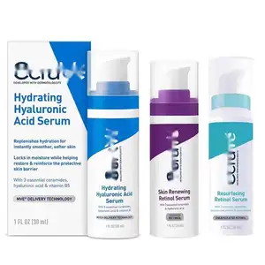 Cerav Serum pelembap wajah, produk perawatan kulit Serum asam hialuronat Vitamin B5 untuk kulit kering 30ml