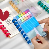Notes autocollantes colorées Bloc-notes auto-adhésif avec colle repositionnable Options de logo personnalisé adaptées à la planification des rappels d'étude
