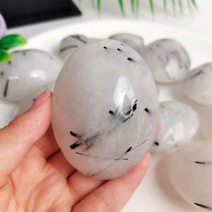 Bán buôn các tính năng mới đá của sự giàu có Máy chạm khắc đánh bóng Rutilated đá cọ thạch anh để có được năng lượng - Product Image 5