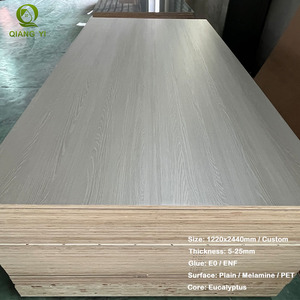 Décor de meubles stratifié en mélamine blanche, 4x8 pieds, 12 mm, avec âme en eucalyptus et placage de bouleau, ignifuge, écologique et résistant à l'eau - Product Image 3