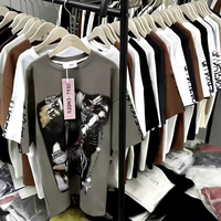 T-shirt vintage pour homme à manches courtes avec imprimé portrait, col rond oversize, style hip-hop urbain pour jeunes, idéal pour le quotidien, les concerts et le skate