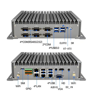 Enrutador suave de seguridad de red de PC industrial <span class=keywords><strong>2</strong></span> DDR4 Intel I3 I5 Ce-leron J4125 6 Lan opcional - Product Image 5
