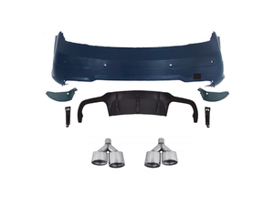 ชุดกันชนหน้าและหลังสำหรับ Mercedes Benz <span class=keywords><strong>C</strong></span> คลาส W204 2011-2014อัพเกรดเป็น C63 2011-2014 - Product Image 3