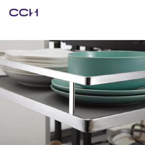 Glissière robuste en acier à extension totale avec amortissement pour panier extractible à fermeture douce, pour armoire de cuisine de 900 mm - Product Image 5