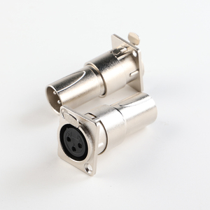 3Pin XLR ชายกับ XLR หญิง D แผงแจ็คเสียบอะแดปเตอร์เสียง - Product Image 6