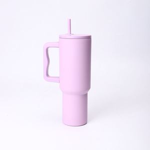 40oz H4.0 Handle Travel <b>Car</b> <b>Mug</b> Vacuum Tumbler Lid Straw Non-Slip ODM OEM Custom Color - Product Image 3