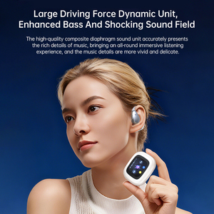 Nuevos Auriculares Inalámbricos con Gancho para la Oreja, Auriculares Estéreo con Bajos, Pantalla LED Digital a Color, Auriculares para Dormir y para Hacer Deporte - Product Image 6