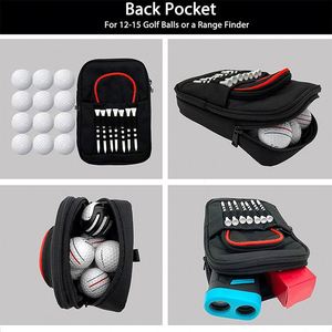 Échantillon gratuit, sac d'accessoires de golf personnalisé BSCI, capacité de 12 à 15 balles, sac de rangement pour balles de golf portable, petit, multifonctionnel - Product Image 5