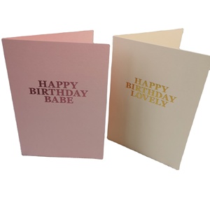 Biglietti <span class=keywords><strong>di</strong></span> Auguri <span class=keywords><strong>di</strong></span> Lusso con Foglia d'Oro, Biglietti <span class=keywords><strong>di</strong></span> Ringraziamento, Biglietti <span class=keywords><strong>di</strong></span> Auguri per <span class=keywords><strong>Compleanno</strong></span>, Inviti <span class=keywords><strong>di</strong></span> Nozze Personalizzabili, Cartoncino Offset, Dimensioni Personalizzate - Product Image 1