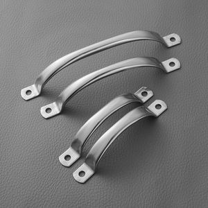 Stainless Steel Bar Handle Cabinet Hardware Modern Simple Design Easy Installation Bright Surface Mount - Product Image 3
