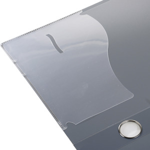 US-842D Nhựa Clip Thư Mục Tập Tin Báo Cáo Văn Phòng Cover Dự Án Thư Mục Clipboard Với Hai D <span class=keywords><strong>Ring</strong></span> Chất Kết Dính - Product Image 3