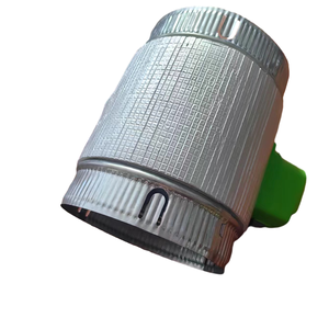 簡単な取り付け亜鉛メッキ鋼電動ボリュームコントロールダンパー換気ダクト電気エアバルブ - Product Image 3