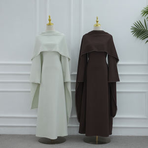 <span class=keywords><strong>Robe</strong></span> longue élégante avec détails en perles blanches et cape, <span class=keywords><strong>robe</strong></span> de soirée ornée de perles, Abaya EID 2026, <span class=keywords><strong>robe</strong></span> musulmane pour femmes - Product Image 6