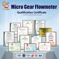 Medidor de Flujo de Microengranajes SS304 para Agua, 4-20mA/RS485 Modbus, Precisión +/-0.2%, Presión 1.6-25MPa, Certificación CE EX ISO, Sensor OEM