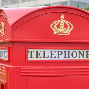 Cabina Telefónica Metálica Blanca, Rosa y Roja Estilo Británico de <span class=keywords><strong>Londres</strong></span> para Decoración de Bodas, Eventos y Fiestas Temáticas - Product Image 4