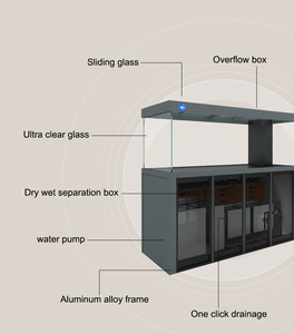 可定制大尺寸超白透明玻璃鱼缸水族箱配件 - Product Image 6