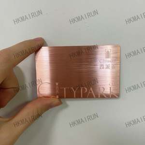 Tarjetas de Visita Metálicas con Efecto Plateado Cepillado, Directo de Fábrica - Product Image 3