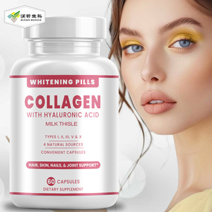 Ekstrak Gluta Pills Milk Thisle Artichoke NAC Alpha Lipoic Acid Collagen <span class=keywords><strong>l</strong></span>-<span class=keywords><strong>glutathione</strong></span> kapsul untuk pemutih kulit Detox - Product Image 1