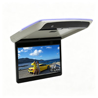 Nouvel écran de divertissement pour siège arrière de voiture, 12,2 pouces TFT LCD LED 1920*1200 IPS FHD Android 16, inclinable, avec télécommande USB et radio FM stéréo