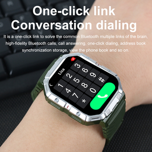 นาฬิกาสมาร์ทวอทช์ W55 HD หน้าจอคมชัด กันน้ำระดับ IP68 สายรัดข้อมือสำหรับผู้ชาย รองรับ Android และ IOS โหมดกีฬากลางแจ้ง ติดตามการนอนหลับ ตัวเรือนโลหะทรงเหลี่ยม - Product Image 2