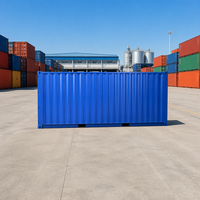 Conteneur maritime haute cube personnalisé de 20 pieds, standard ISO, en acier, pour conversion en maison, conteneur maritime 20GP