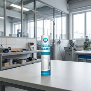El adhesivo impermeable a base de ácido acético puede adherirse a <span class=keywords><strong>la</strong></span> mayoría de superficies no porosas. Sellador de <span class=keywords><strong>silicona</strong></span> GP Acetate para uso en <span class=keywords><strong>la</strong></span> cocina - Product Image 1