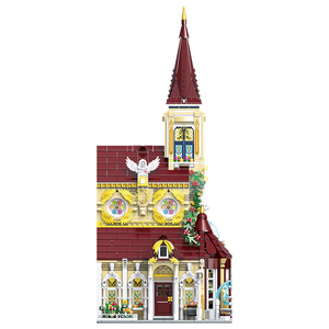 BAKA 33203 2960 Piezas, Escala 1:8, Serie Arquitectónica de Plástico ABS, Modelo de Bloques de Construcción del Monasterio de Rózsa, Juguete Educativo, Regalo para Festividades - Product Image 2